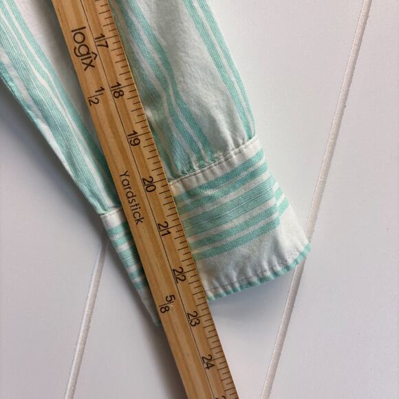 Victoria's Secret Womens Preppy Striped Button Up Sleep Shirt Size S Loungewear - Picture 7 of 8